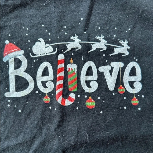 Christmas graphic t shirt‎ kids xs - Picture 2 of 4